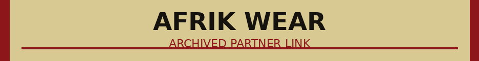 Afrikwear